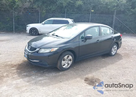 2013 Honda Civic Lx из США, поврежденный, VIN 19XFB2F52DE207487